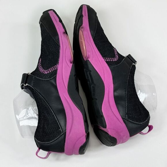 Vionic Sunset Orthotic Mary Jane Comfort Sneakers Shoes Black Pink 7 - Picture 6 of 12